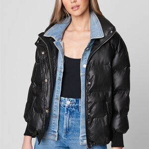 Blank NYC Black Puffer Jacket